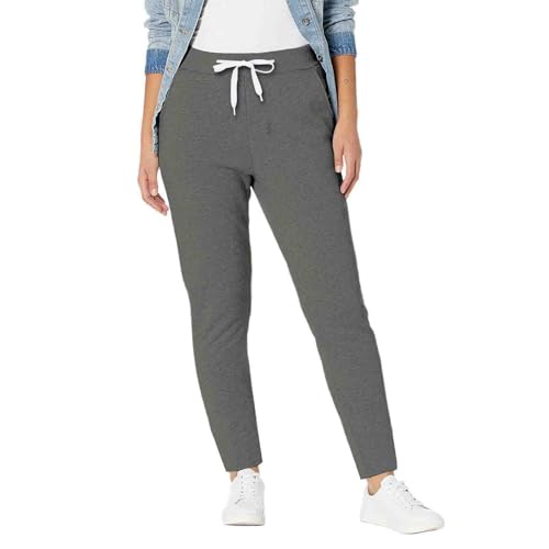 Womens Sherpa Lined Sweatpants - Winter Warm Fleece Joggers with Pockets