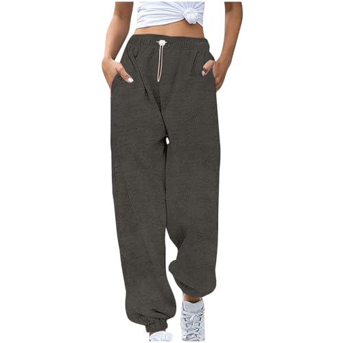 MXTPOV Fleece Sherpa Pajama Pants for Women comfy warm with pockets