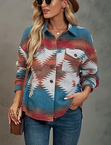 Vintage Ethnic Aztec Jacket for Women