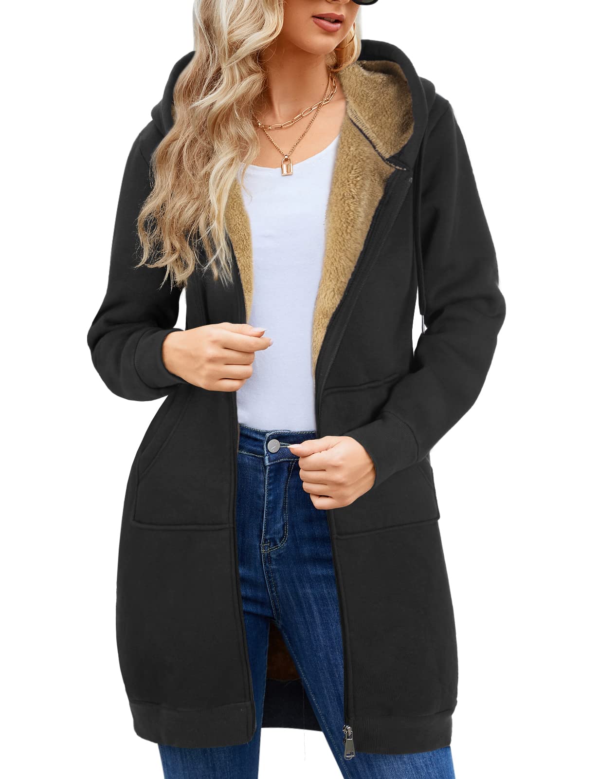 Women's Winter Warm Fleece Hoodies & Coats