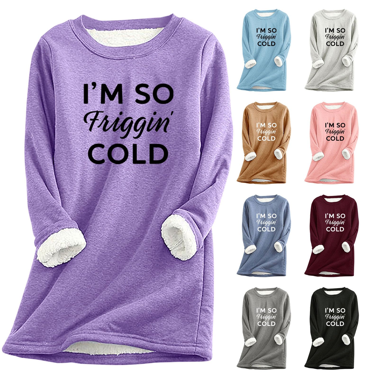 Simplified title: Women's Oversized Printed Sherpa Hoodie for Winter 2024
